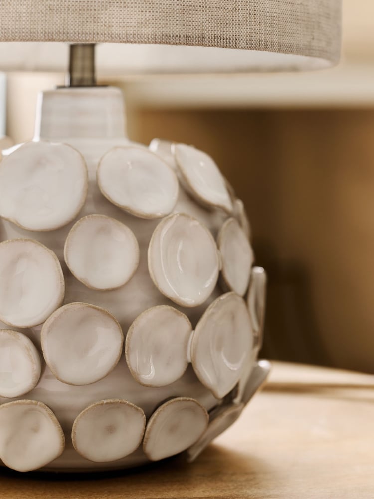 White Aegean Small Table Lamp - Image 2 of 6
