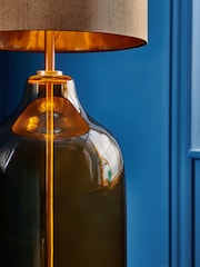 Amber Orange Connor Floor Lamp - Image 3 of 5