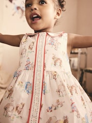 Cath Kidston Cream - Seaside Print Collar Summer Dress (3mths-8yrs) - Imagen 4 de 8