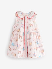 Cath Kidston Cream - Seaside Print Collar Summer Dress (3mths-8yrs) - Imagen 5 de 8