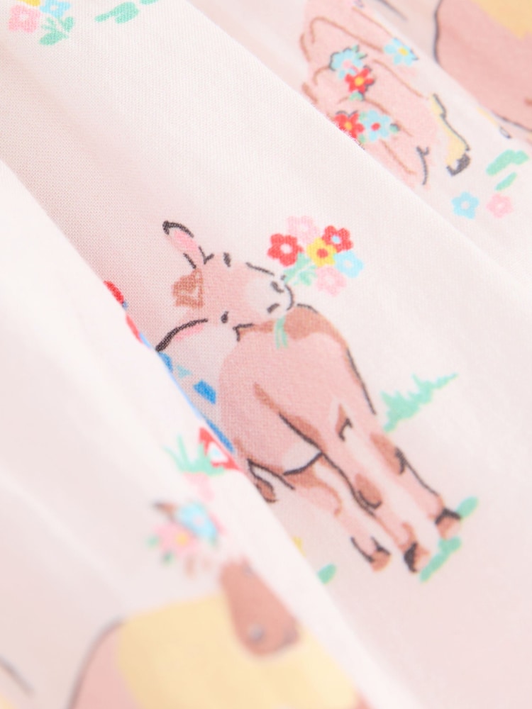 Cath Kidston Cream Seaside Print Collar Summer Dress (3mths-8yrs) - Image 7 of 8