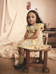 Cath Kidston Yellow - Vestido de verano con estampado de conejitos (3meses-8años) - Imagen 2 de 8