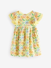 Cath Kidston Yellow - Vestido de verano con estampado de conejitos (3meses-8años) - Imagen 5 de 8