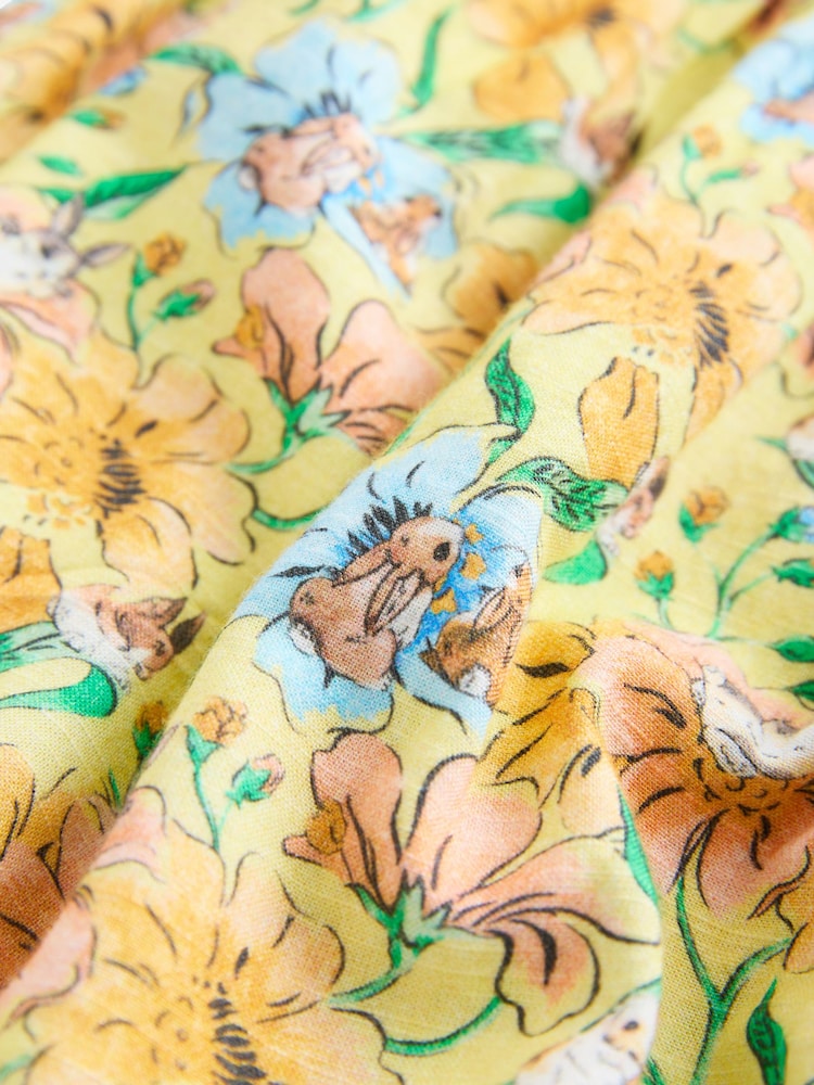 Cath Kidston Yellow - Vestido de verano con estampado de conejitos (3meses-8años) - Imagen 8 de 8