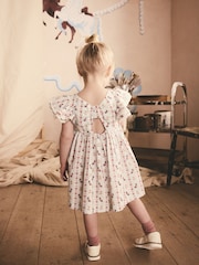 Cath Kidston Blue Corgi Print Summer Dress (3mths-8yrs) - Image 2 of 8