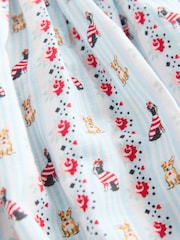 Cath Kidston Blue Corgi Print Summer Dress (3mths-8yrs) - Image 8 of 8