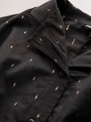 Black Co-ord Set 100% Cotton Shorts - Image 3 of 4