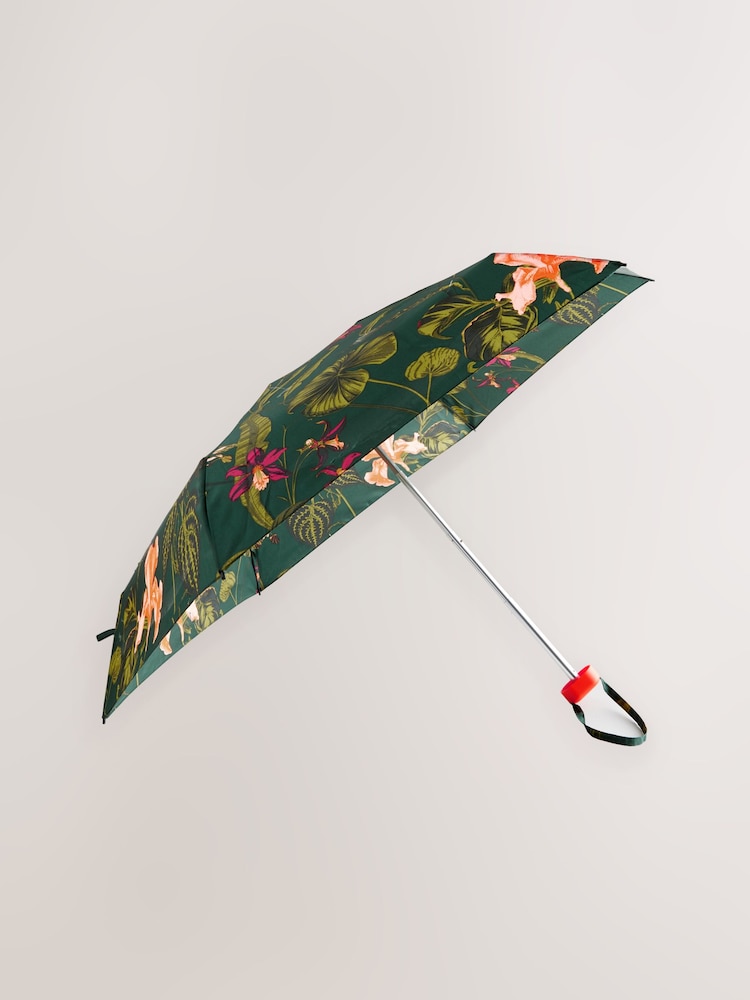 Floral Compact Umbrella - Image 1 of 3 Floral Compact Umbrella - Image 1 of 3
