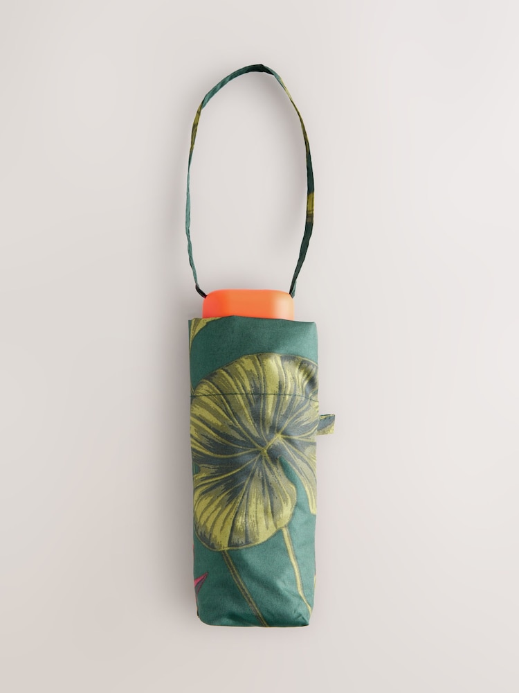 Floral Compact Umbrella - Image 2 of 3 Floral Compact Umbrella - Image 2 of 3