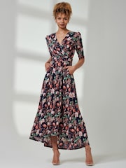 Jolie Moi Fit & Flare Jersey Rochie lungă - Imaginea 1 din 6