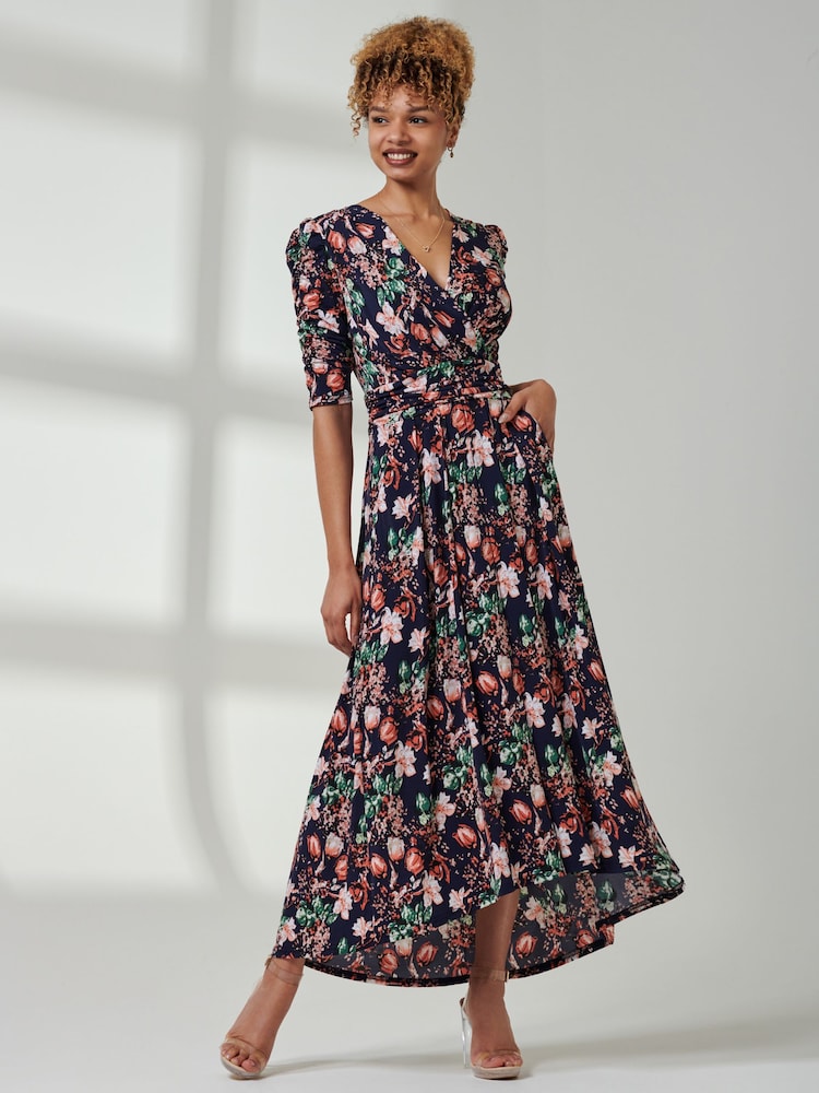 Jolie Moi Fit & Flare Jersey Rochie lungă - Imaginea 6 din 6
