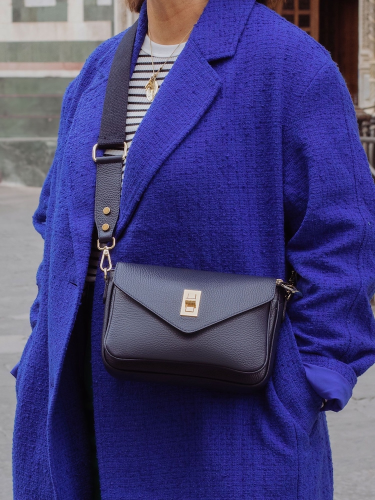 LRM Goods Blue Ambrose Cross-Body Bag - Image 1 of 5