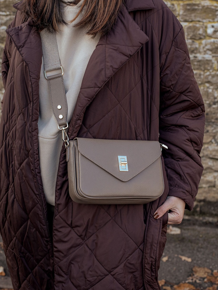 LRM Goods Personalised Leather Ambrose Cross-Body Bag - Image 1 of 1