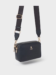 Sacoche pour appareil photo OSPREY LONDON The Chester mi-longue en cuir bleu - Image 2 of 7