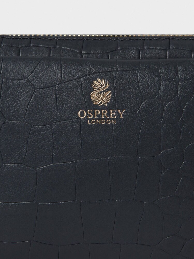 OSPREY LONDON Blue The Chester Midi Leather Camera Bag - Image 7 of 7 OSPREY LONDON Blue The Chester Midi Leather Camera Bag - Image 7 of 7