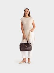 OSPREY LONDON The Weybridge Leather Shoulder Brown Bag - Image 1 of 8