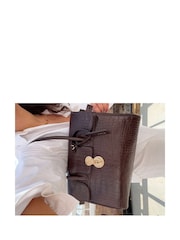 OSPREY LONDON The Weybridge Leather Shoulder Brown Bag - Image 3 of 8