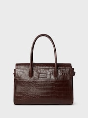 OSPREY LONDON The Weybridge Leather Shoulder Brown Bag - Image 7 of 8