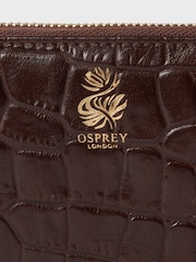 OSPREY LONDON The Weybridge Large Zip Around Brown Purse - Image 5 of 5