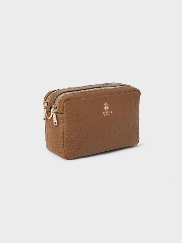 Sac pour appareil photo OSPREY LONDON The Chester vert en cuir mi-long - Image 3 of 7