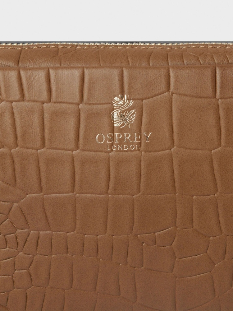 OSPREY LONDON Green The Chester Midi Leather Camera Bag - Image 7 of 7