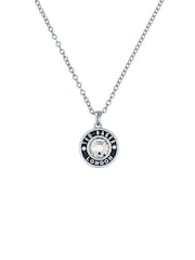Ted Baker Silver Tone Cherlie Crystal Button Pendant Necklace - Image 3 of 7