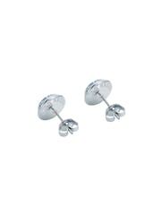 Ted Baker Silver/Blue SOLETIA: Solitaire Sparkle Crystal Stud Earrings - Image 5 of 7