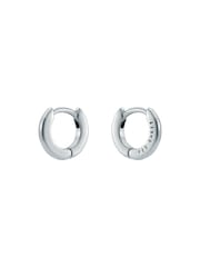 Ted Baker Silver Tone Crislie Logo Hoop Earrings - Image 3 of 6