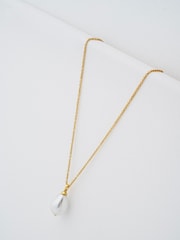 Ted Baker Gold Tone Parmlia: Pearly Chain Pendant Necklace - Image 1 of 6