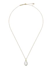 Ted Baker Gold Tone Parmlia: Pearly Chain Pendant Necklace - Image 3 of 6