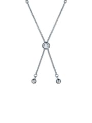 Ted Baker Silver Tone Isabela Crystal Baguette Adjustable Bracelet - Image 4 of 6