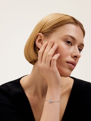 Ted Baker Silver SOLETA: Solitaire Sparkle Crystal Adjustable Bracelet - Image 6 of 6