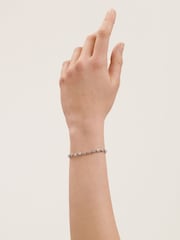 Ted Baker Silver Tone Isela Crystal Baguette Slinky Adjustable Bracelet - Image 6 of 6