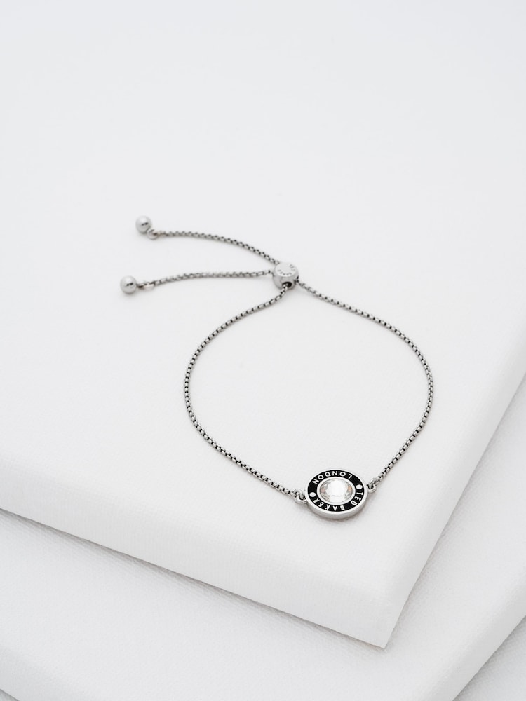 Ted Baker Silver Tone Isalie Crystal Baguette Slinky Drop Bracelet - Image 1 of 7 Ted Baker Silver Tone Isalie Crystal Baguette Slinky Drop Bracelet - Image 1 of 7