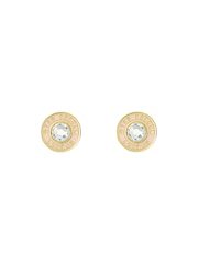 Ted Baker Gold Tone Cherelle Crystal Button Stud Earrings - Image 3 of 7