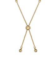 Ted Baker Gold Tone Isela Crystal Baguette Slinky Adjustable Bracelet - Image 4 of 7