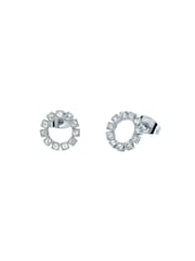 Ted Baker Silver Tone Haliana Halo Crystal Stud Earrings - Image 2 of 5