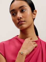 Ted Baker Gold Tone Monelle Monogram Button Adjustable Bracelet - Image 5 of 6