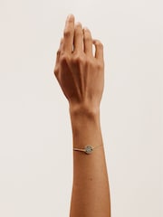 Ted Baker Gold Tone Monelle Monogram Button Adjustable Bracelet - Image 6 of 6