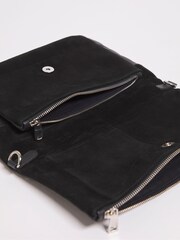 JD Williams Black Leather Studded Bag - Image 4 of 4