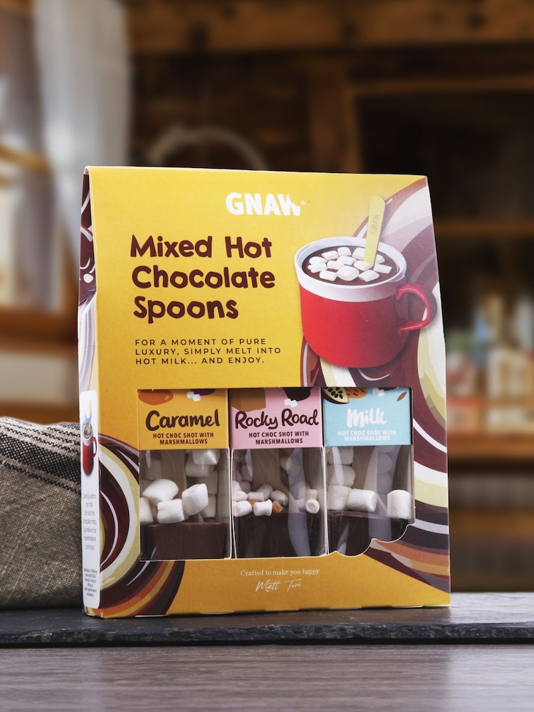 Gnaw Yellow Mixed Hot Chocolate Shot Gift Set - Image 1 of 3