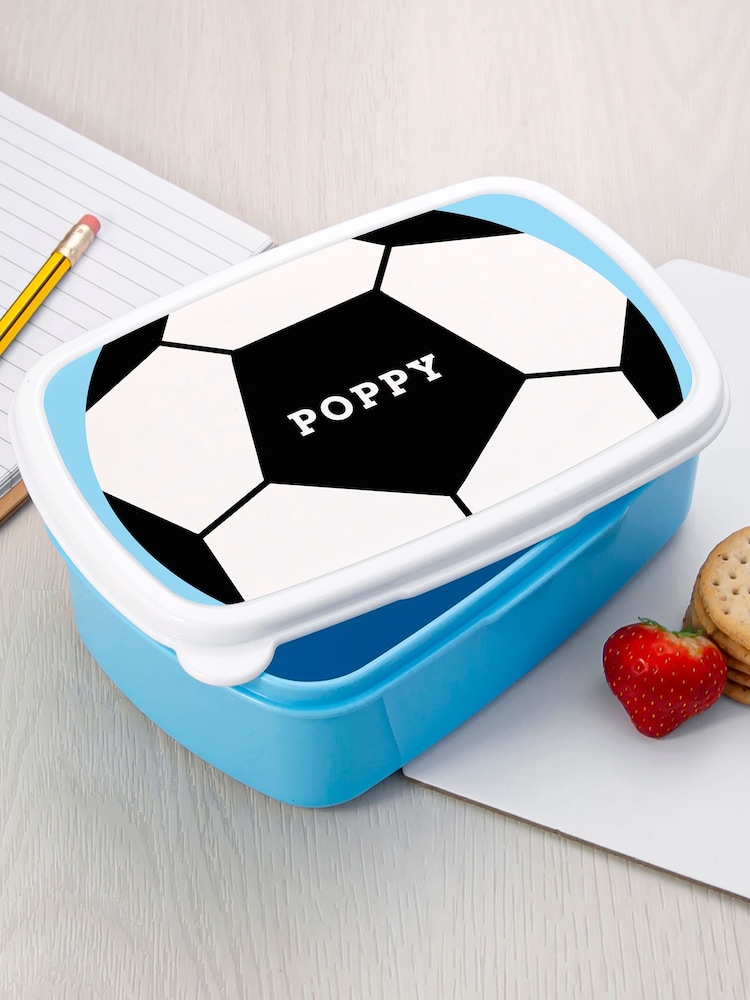 Personalised Kids Football Lunch Box - Image 1 of 3