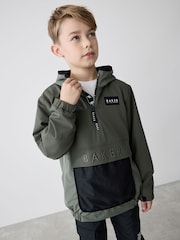 Baker by Ted Baker Khaki Green Half Zip Jacket - Image 2 of 13