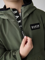 Baker by Ted Baker Khaki Green Half Zip Jacket - Image 6 of 13