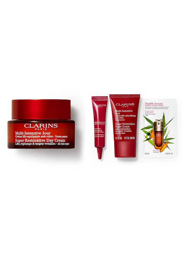 Clarins Super Restorative Christmas Gift Set (Worth over £144) - Image 2 of 4 Clarins Super Restorative Christmas Gift Set (Worth over £144) - Image 2 of 4