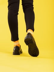 Hush Puppies Black Athena Senior School Shoes - Image 2 of 7