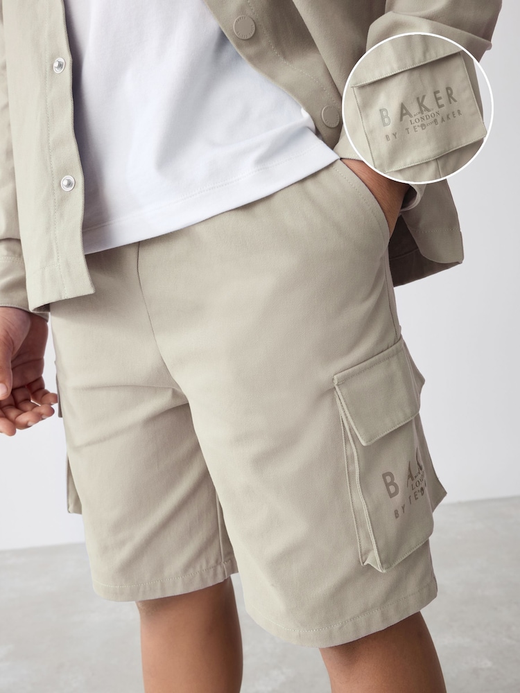 Baker by Ted Baker Woven Cargo 100% Cotton Shorts - Image 1 of 15