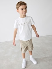 Baker by Ted Baker Woven Cargo 100% Cotton Shorts - Image 5 of 15