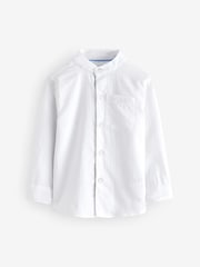 Baker by Ted Baker 100% Cotton Long Sleeve Grandad Collar Shirt - Image 1 of 6