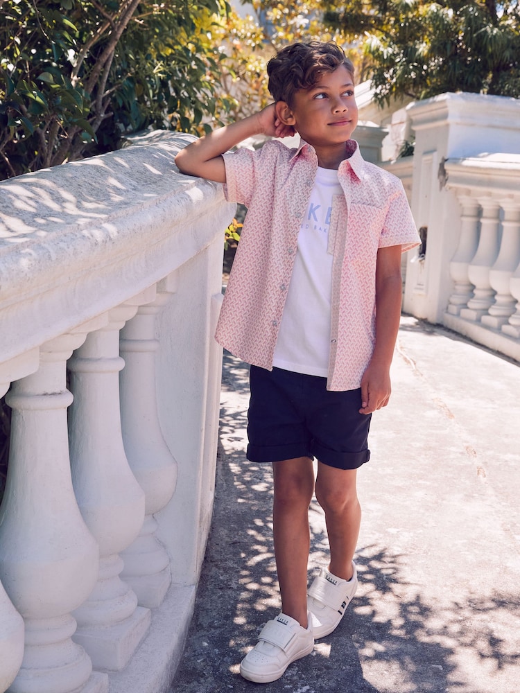 Baker by Ted Baker Purple Shirt And T-Shirt Set - Image 2 of 19 Baker by Ted Baker Purple Shirt And T-Shirt Set - Image 2 of 19